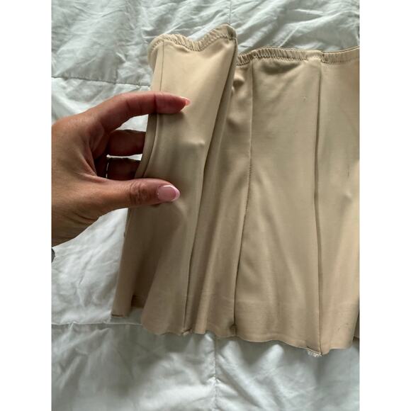 Naomi & Nicole Boned Nude Slip Resistant Womens Shape Wear Size Large - Picture 5 of 6